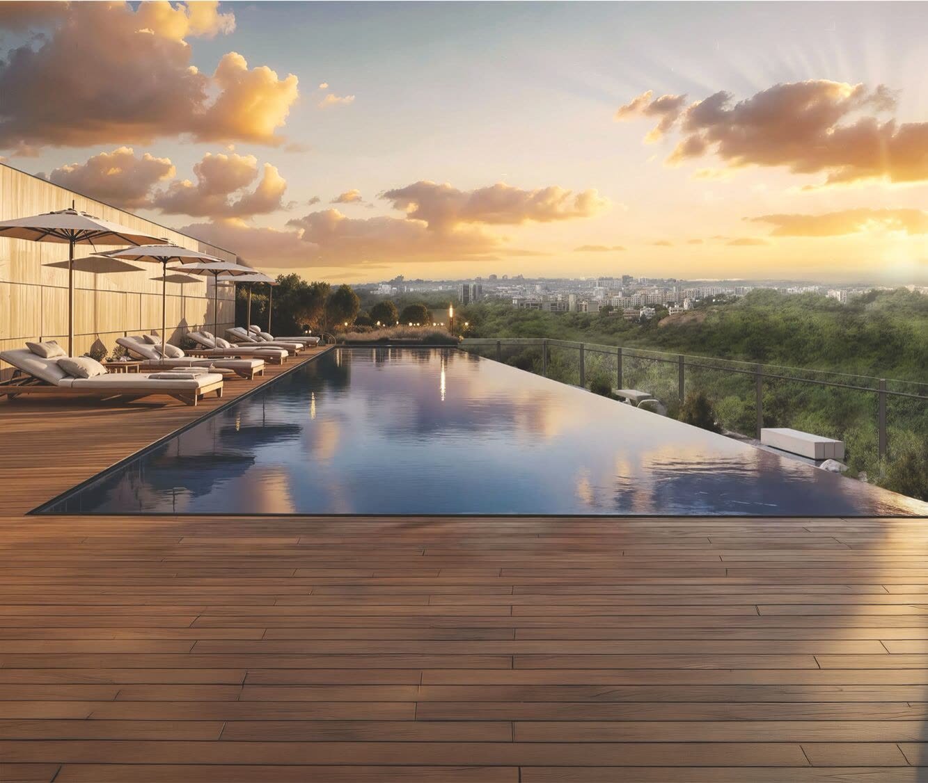 Yoo One rooftop infinity-edge pool